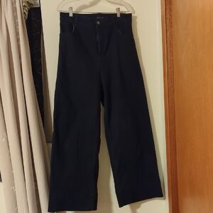 universal standard carrie jeans high waist dark navy Wide-Leg